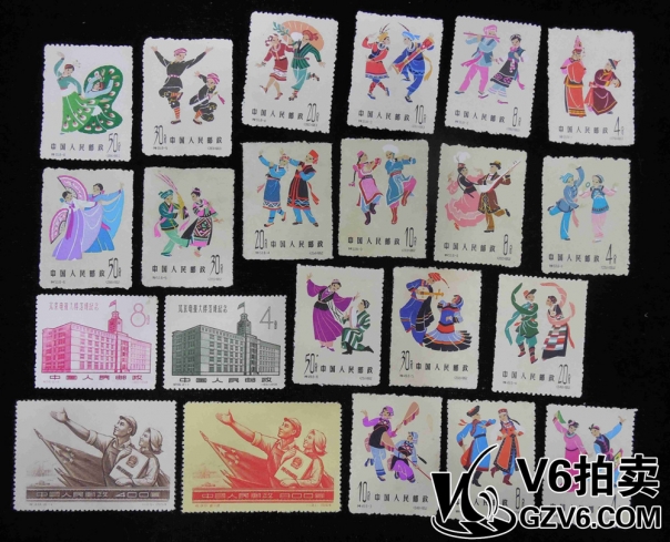 Lot176-116 特49、特53、特55 紀(jì)30、紀(jì)56 各1套 部分有黃